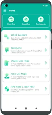 BIOLOGY NEET PAST PAPER HINDI android App screenshot 6